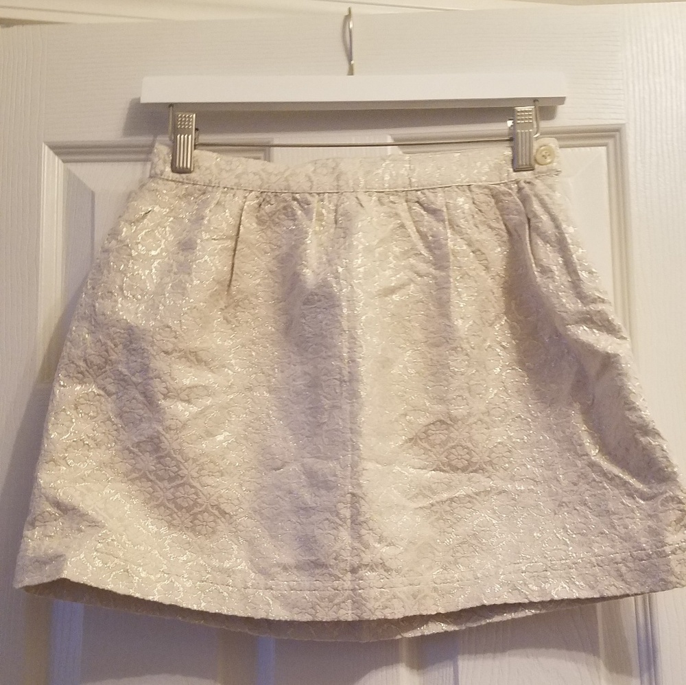 Gap Metallic girl skirt